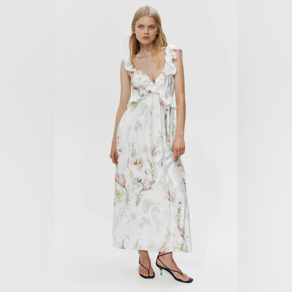 Floral Ruffle Dress